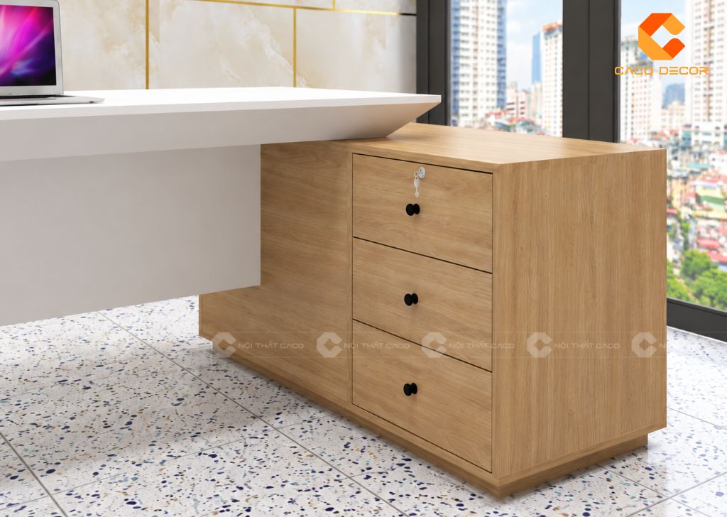 Bàn Giám Đốc Gỗ Công Nghiệp BGD071 Sang Trọng Hiện Đại 1