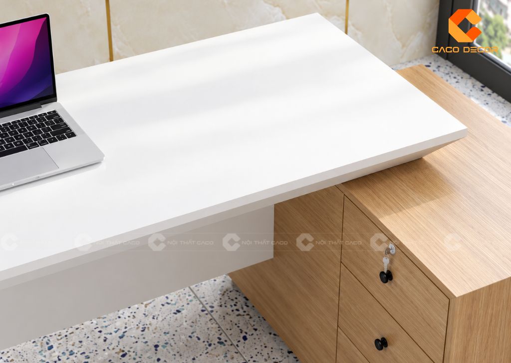 Bàn Giám Đốc Gỗ Công Nghiệp BGD071 Sang Trọng Hiện Đại 2