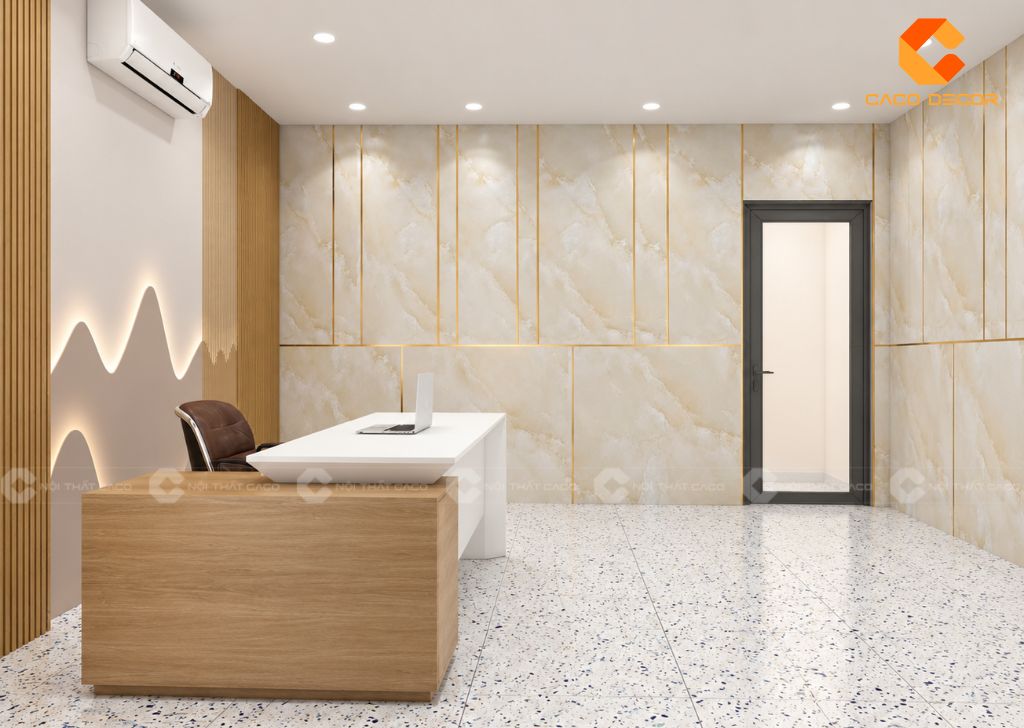 Bàn Giám Đốc Gỗ Công Nghiệp BGD071 Sang Trọng Hiện Đại 3