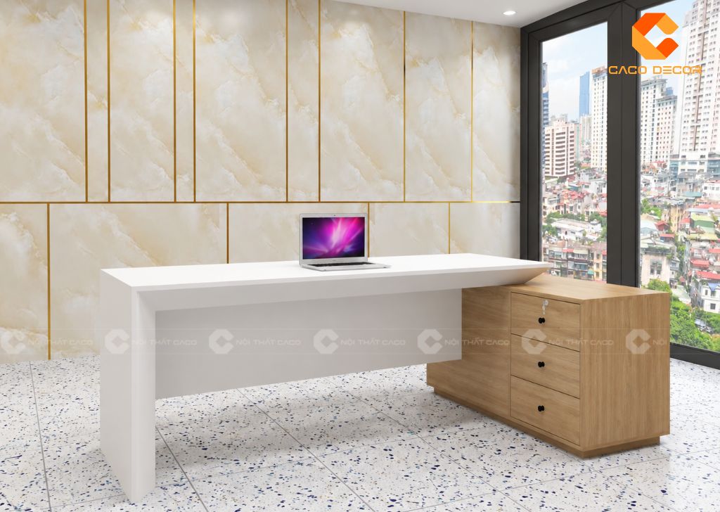 Bàn Giám Đốc Gỗ Công Nghiệp BGD071 Sang Trọng Hiện Đại 4