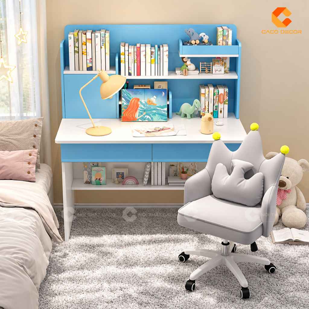 Bàn Học Trẻ Em Gỗ Công Nghiệp BHTE055 Hiện Đại Cho Bé 1