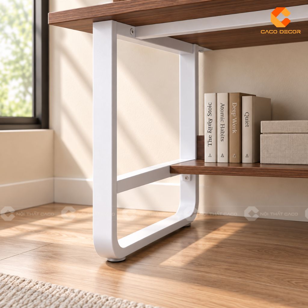 Bàn Học Trẻ Em Gỗ Công Nghiệp BHTE056 Màu Nâu Hiện Đại 4