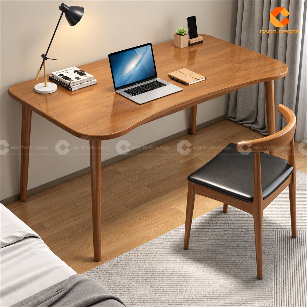 Bàn Học Trẻ Em Gỗ Công Nghiệp BHTE057 Bo Cong Hiện Đại 5