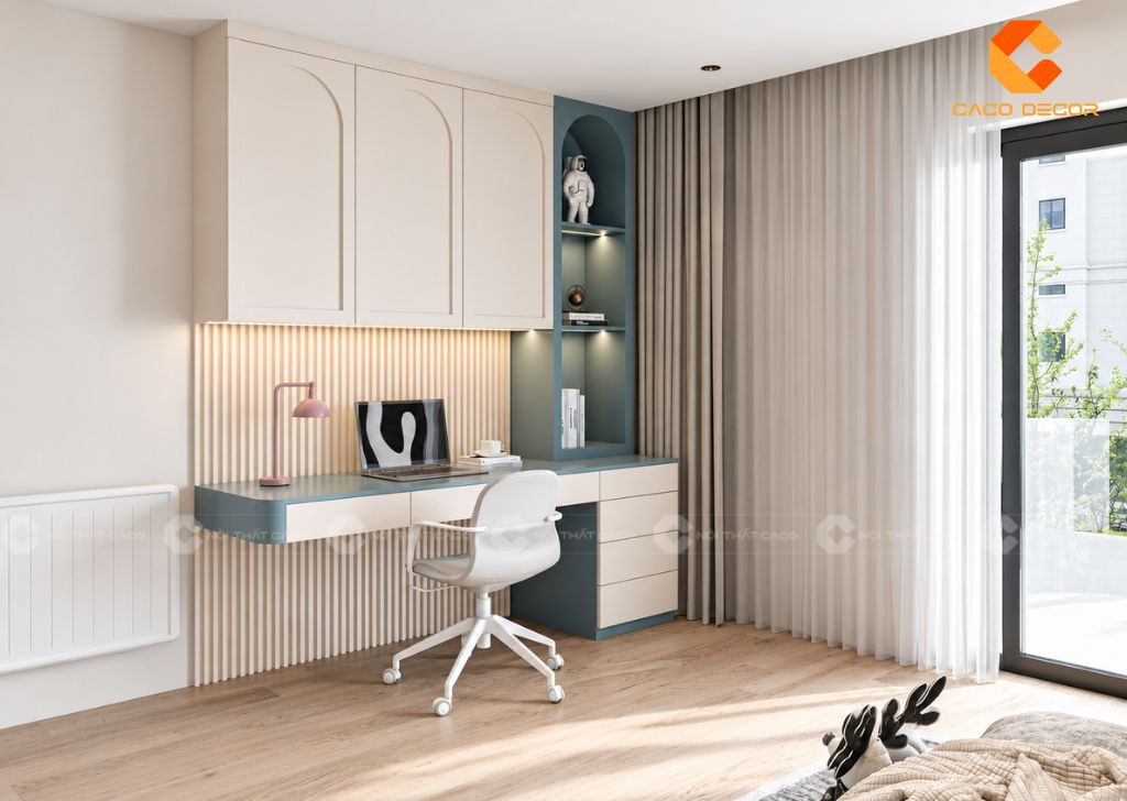 Thiết Kế Phòng Ngủ Trẻ Em Chung Cư Happy Valley 80m2 1