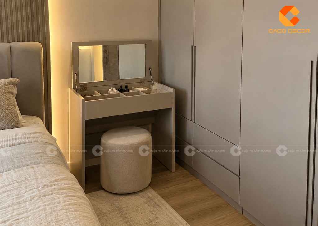 Bàn Trang Điểm Gương Gập: Mẫu Đẹp, Kích Thước, Giá 11