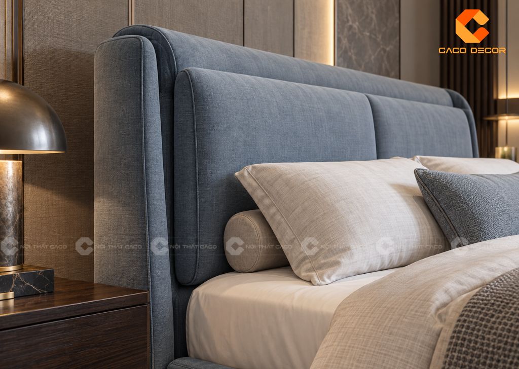 Nên Mua Giường Ngủ Bọc Nệm Đầu Giường Hay Đầu Gỗ Trơn? 20