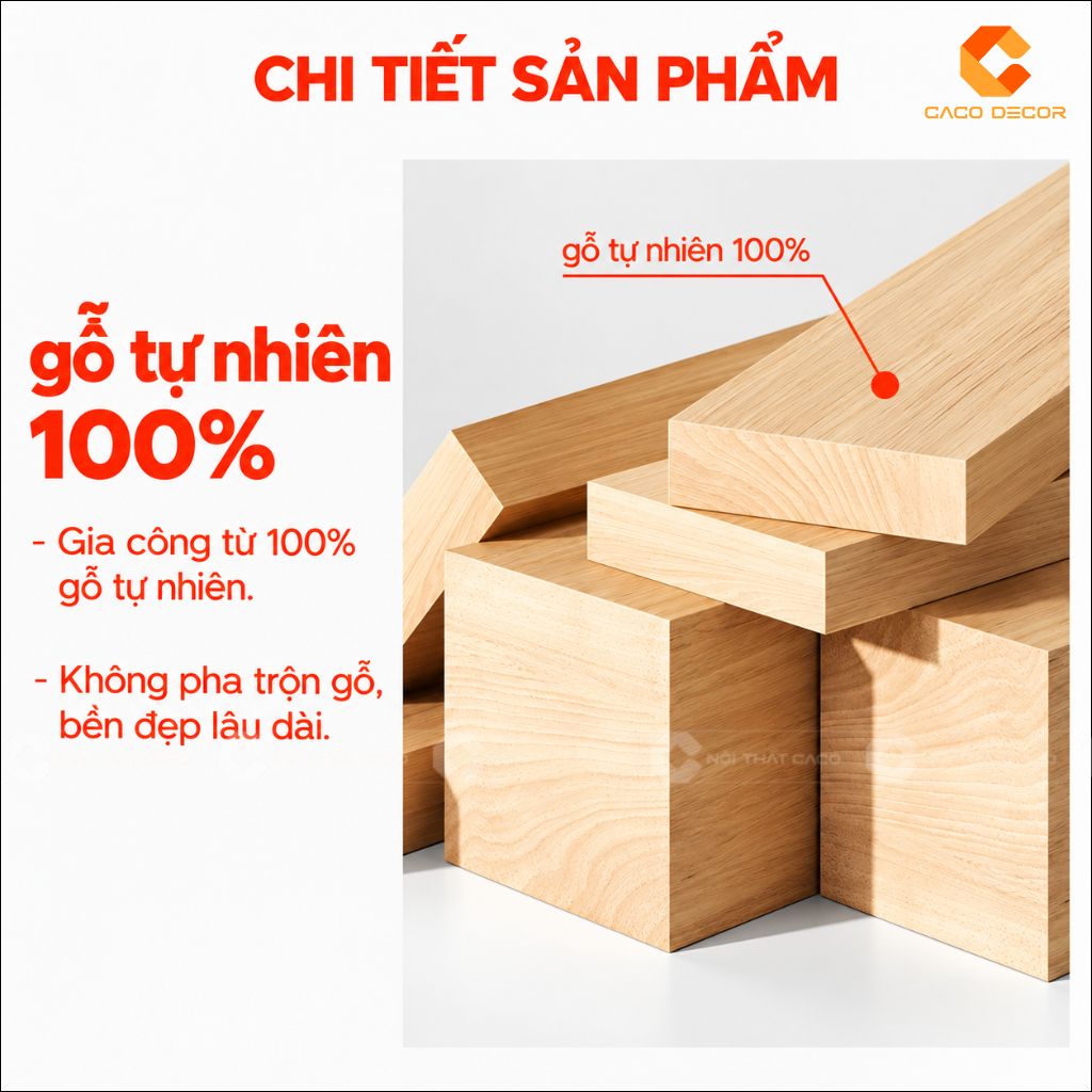 Bàn ăn BA073 gia công từ 100% gỗ tự nhiên