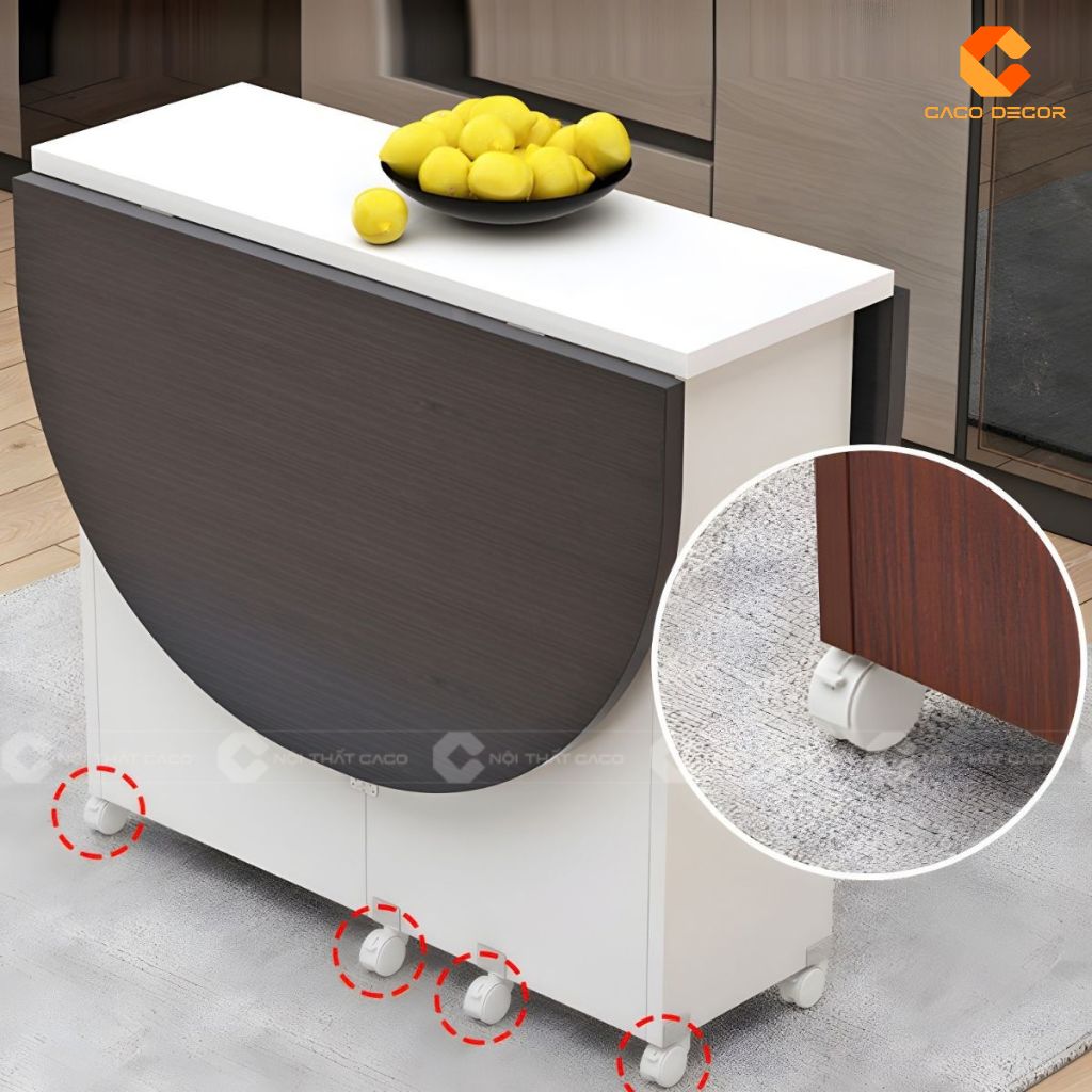 Bàn Ăn Gấp Gọn Gỗ Công Nghiệp BA070 Tiện Dụng Hiện Đại 5