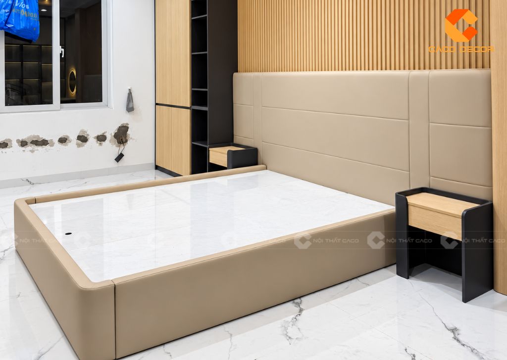 Thiết Kế Thi Công Phòng Ngủ Master Chị Phương KDC Him Lam 12