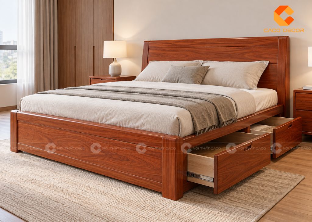 Mua Giường Gỗ Tự Nhiên Giá Rẻ TPHCM Ở Đâu Bền, Có Bảo Hành? 1