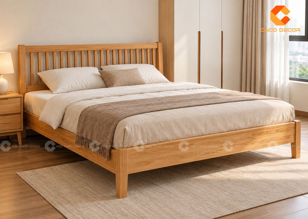 Mua Giường Gỗ Tự Nhiên Giá Rẻ TPHCM Ở Đâu Bền, Có Bảo Hành? 7