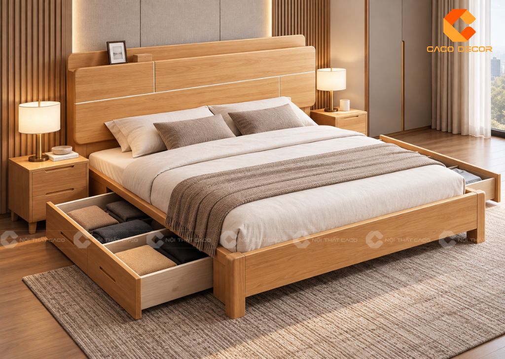 Mua Giường Gỗ Tự Nhiên Giá Rẻ TPHCM Ở Đâu Bền, Có Bảo Hành? 10