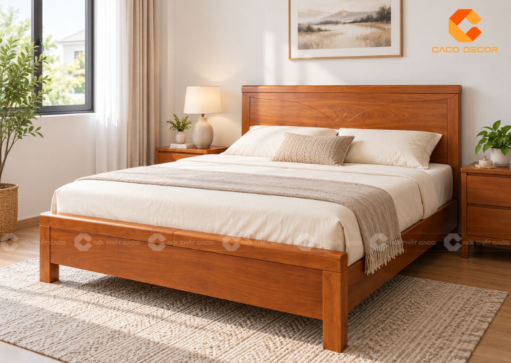 Mua Giường Gỗ Tự Nhiên Giá Rẻ TPHCM Ở Đâu Bền, Có Bảo Hành? 3
