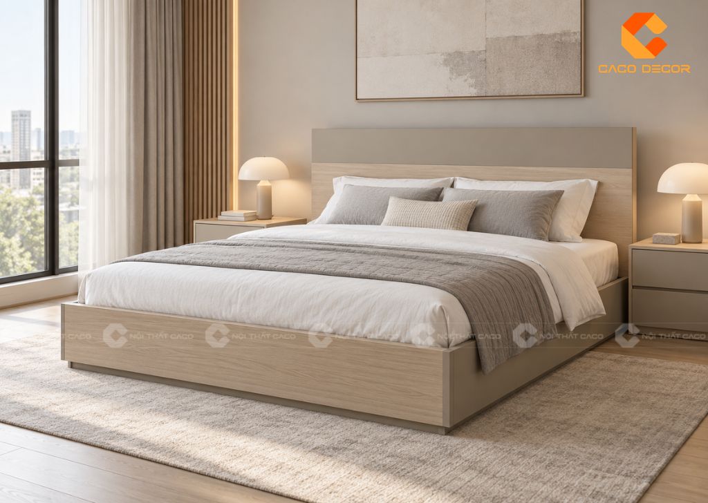 Nên Mua Giường Ngủ Bọc Nệm Đầu Giường Hay Đầu Gỗ Trơn? 19
