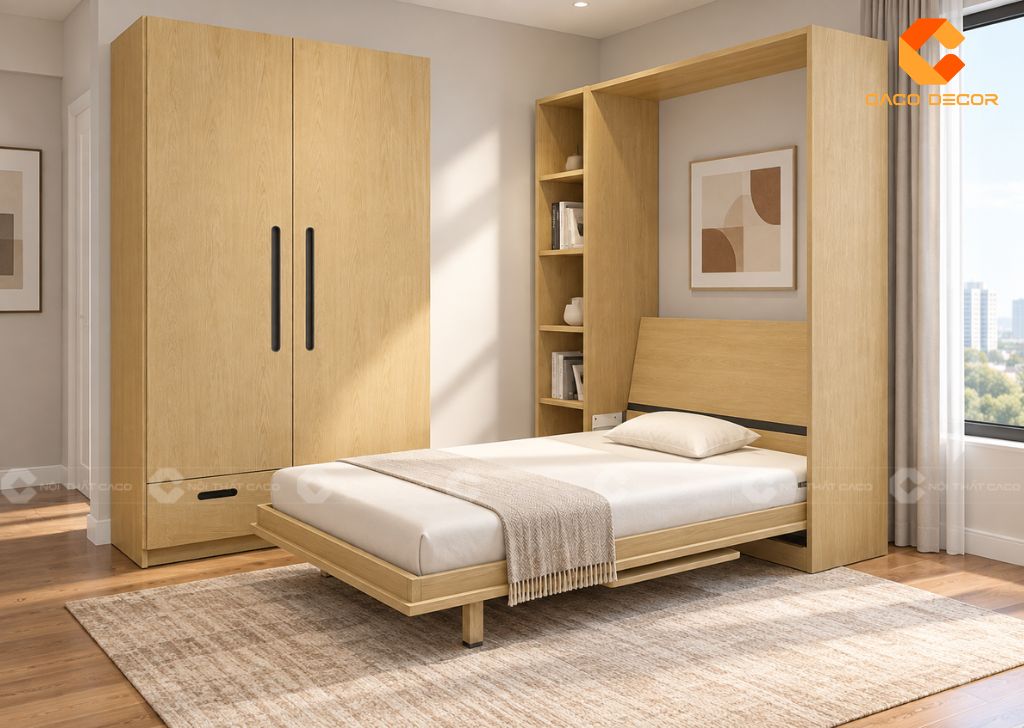 Giường Ngủ Gấp Gọn Giá Rẻ TPHCM, Giao Lắp Tận Nơi 15