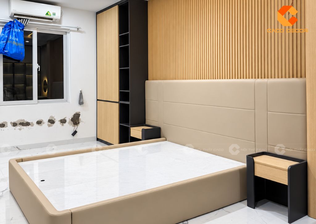 Thiết Kế Thi Công Phòng Ngủ Master Chị Phương KDC Him Lam 13