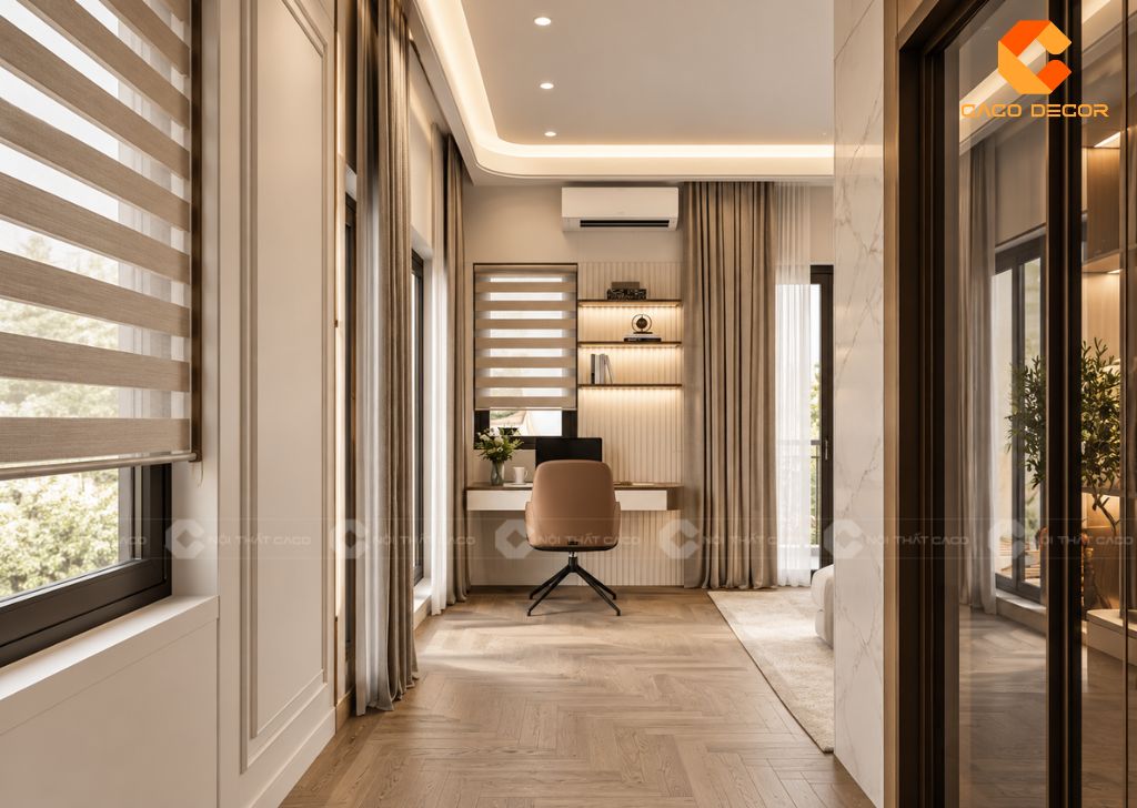 Thiết Kế Nội Thất Biệt Thự 120m2 Cho Anh Hoàng Anh 12