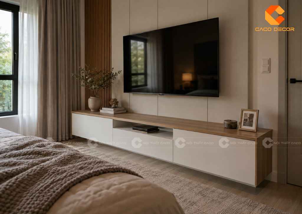 25 Mẫu Kệ Tivi Phòng Ngủ Đẹp Hiện Đại, Giá Trực Tiếp Xưởng 3