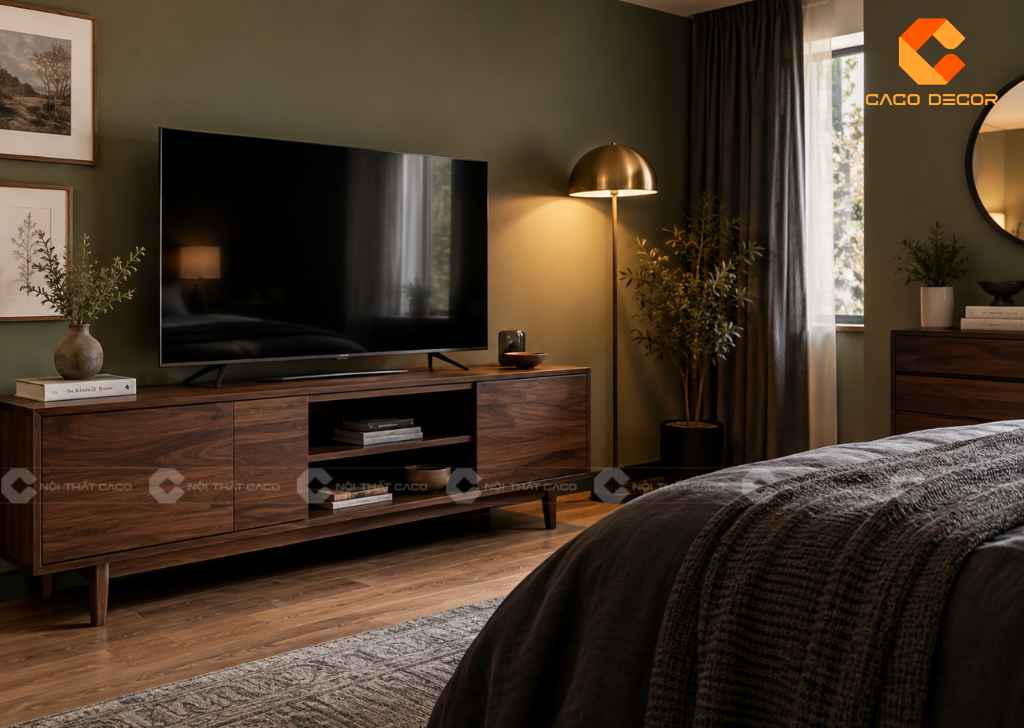 25 Mẫu Kệ Tivi Phòng Ngủ Đẹp Hiện Đại, Giá Trực Tiếp Xưởng 24