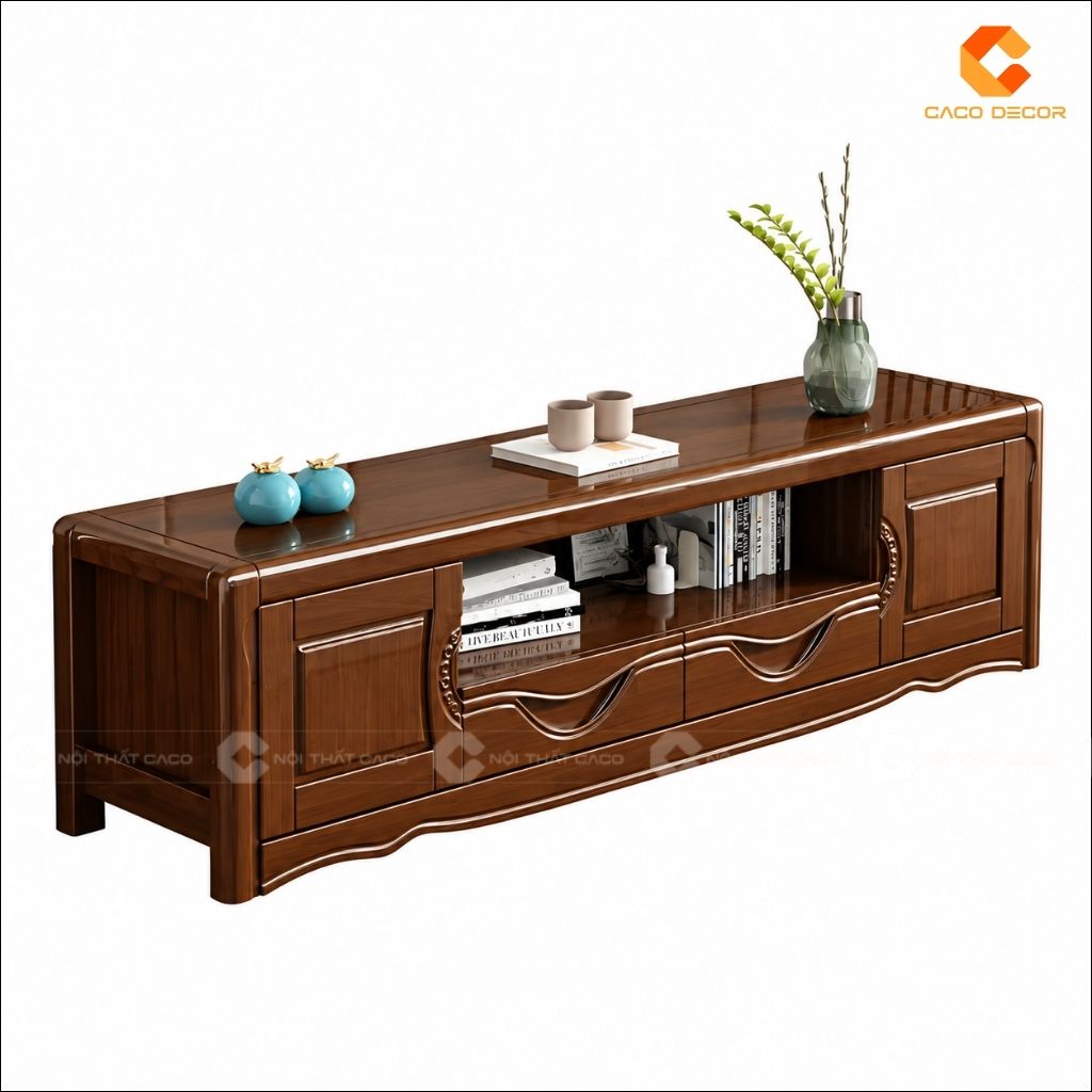 Kệ Tivi Gỗ Tự Nhiên KTV078 Sang Trọng, Tiện Dụng Hiện Đại 6