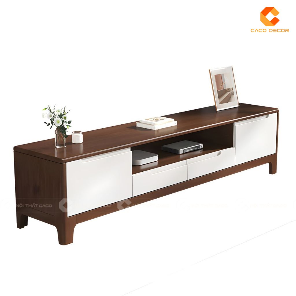 Kệ Tivi Gỗ Tự Nhiên KTV080 Thiết Kế Hiện Đại Sang Trọng 6