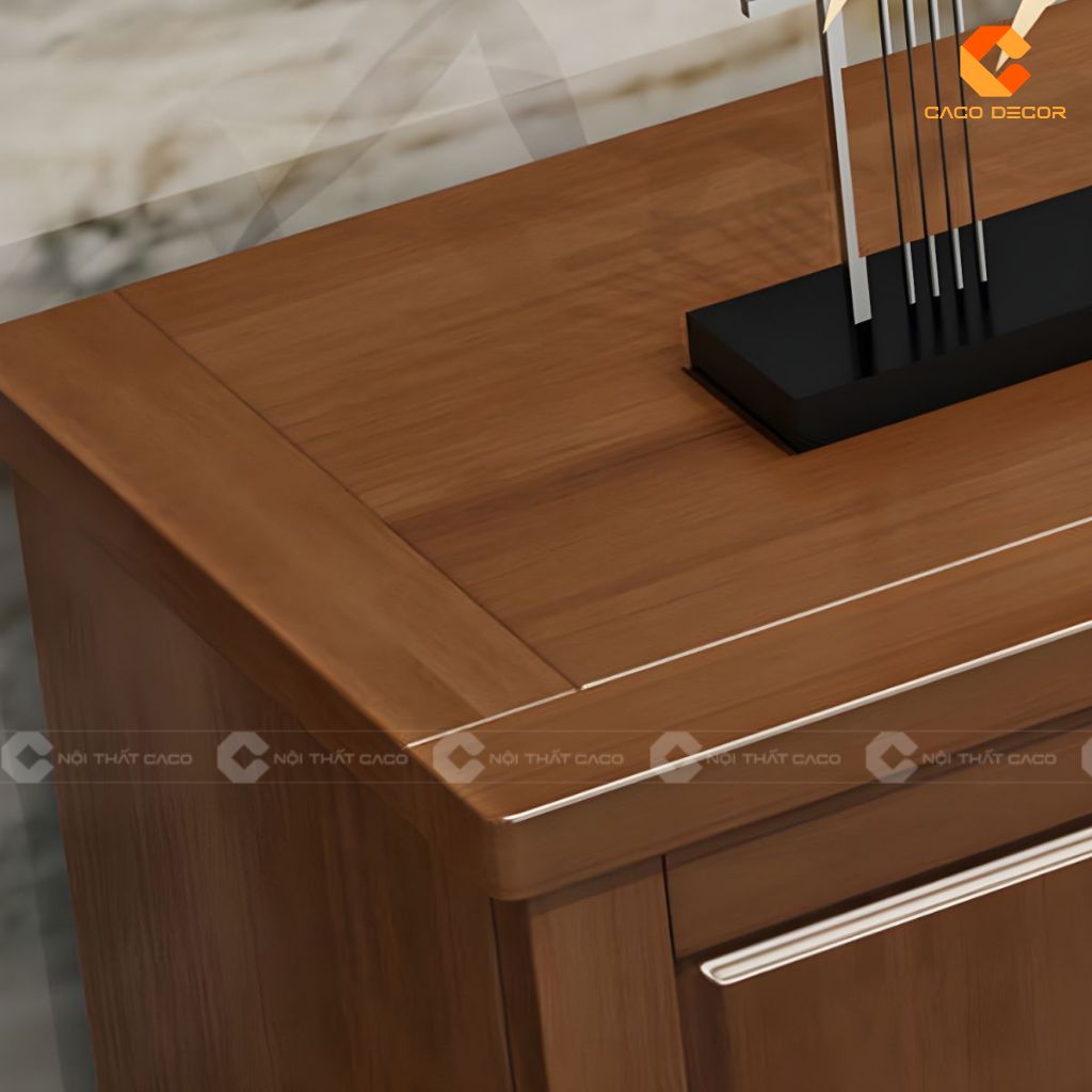 Kệ Tivi Gỗ Tự Nhiên KTV081 Sang Trọng Cho Phòng Khách 2