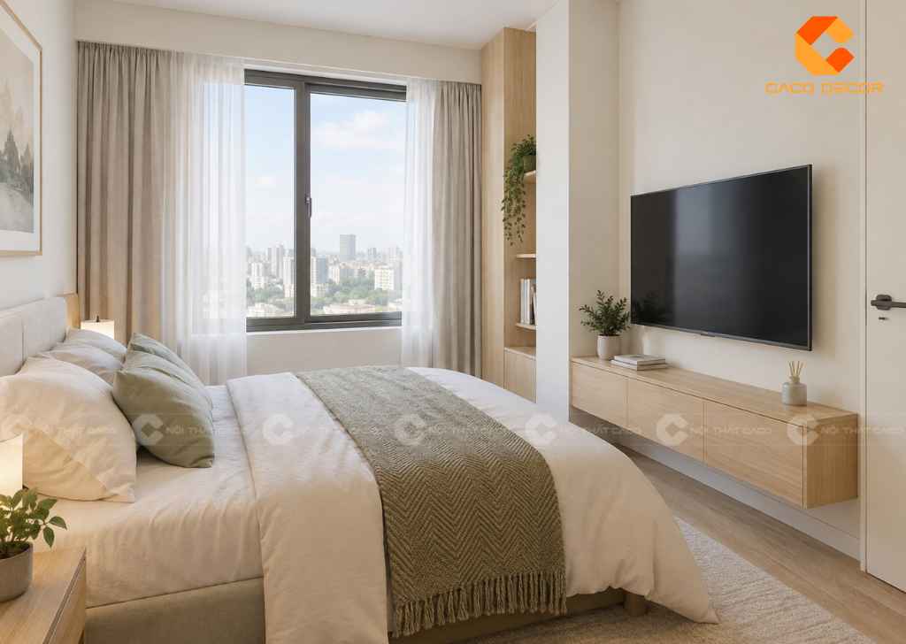 25 Mẫu Kệ Tivi Phòng Ngủ Đẹp Hiện Đại, Giá Trực Tiếp Xưởng 9