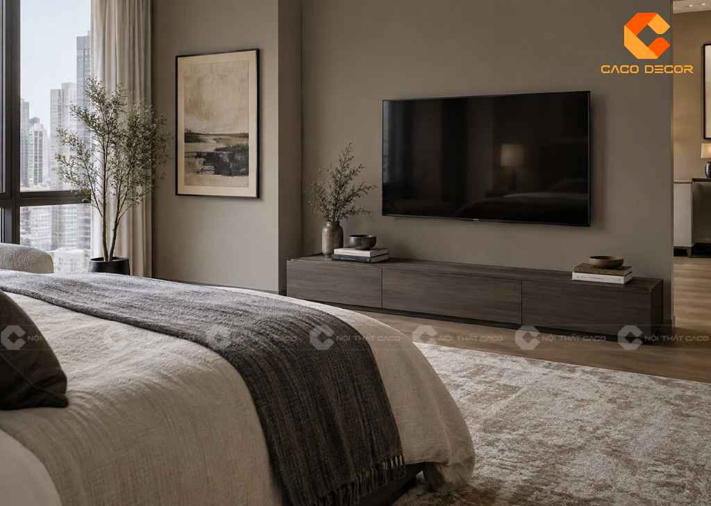25 Mẫu Kệ Tivi Phòng Ngủ Đẹp Hiện Đại, Giá Trực Tiếp Xưởng 6