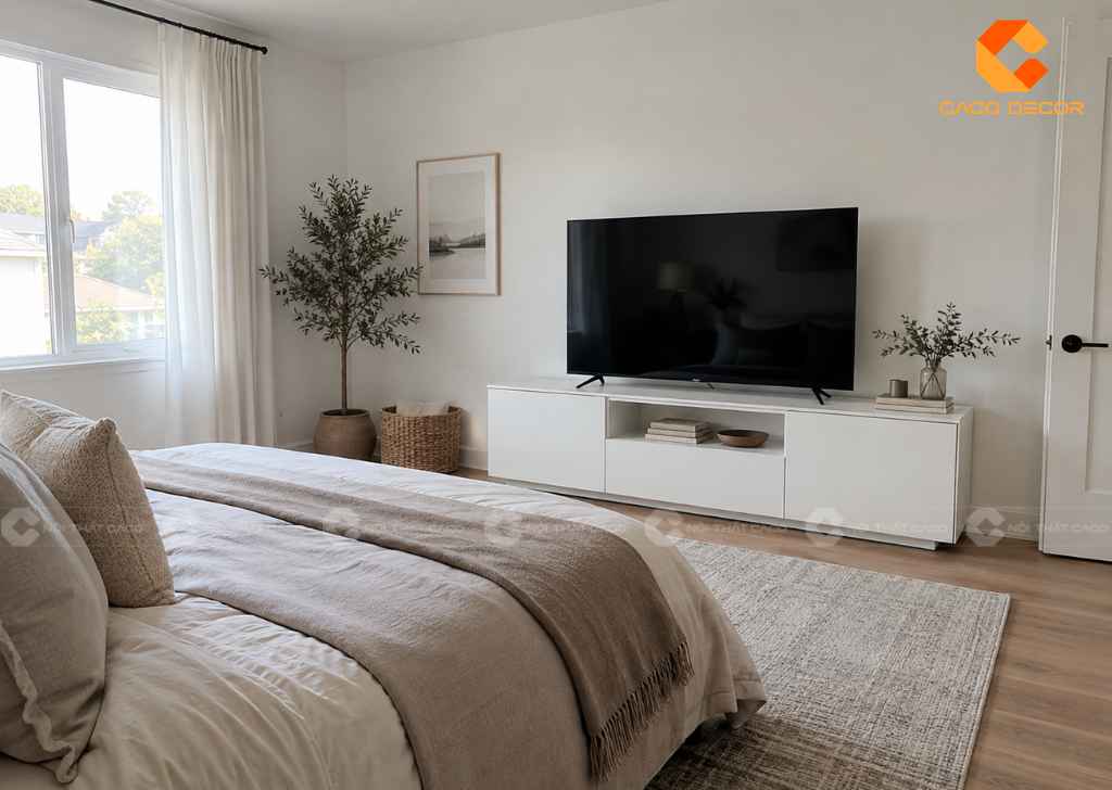 25 Mẫu Kệ Tivi Phòng Ngủ Đẹp Hiện Đại, Giá Trực Tiếp Xưởng 20