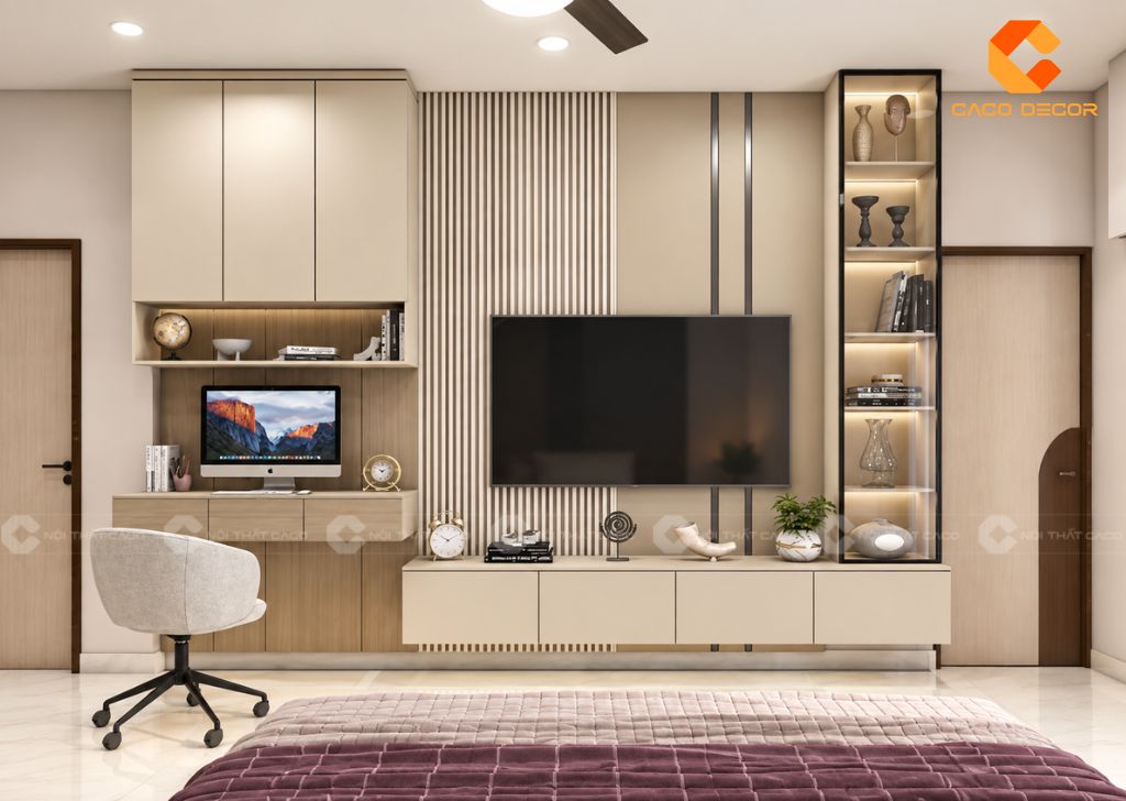 25 Mẫu Kệ Tivi Phòng Ngủ Đẹp Hiện Đại, Giá Trực Tiếp Xưởng 7