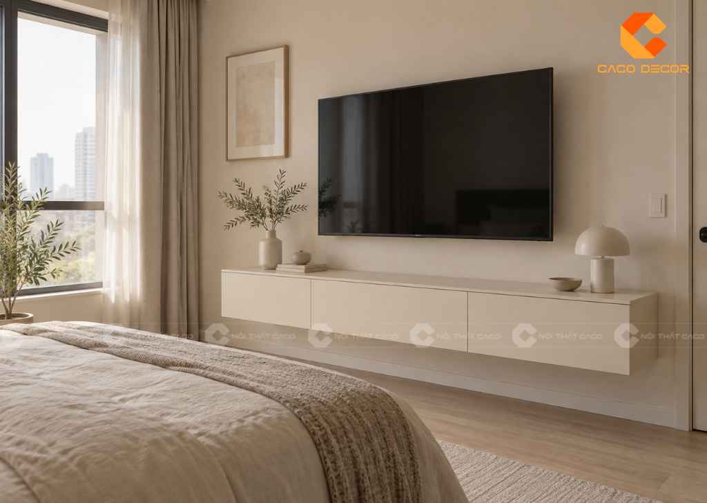 25 Mẫu Kệ Tivi Phòng Ngủ Đẹp Hiện Đại, Giá Trực Tiếp Xưởng 11