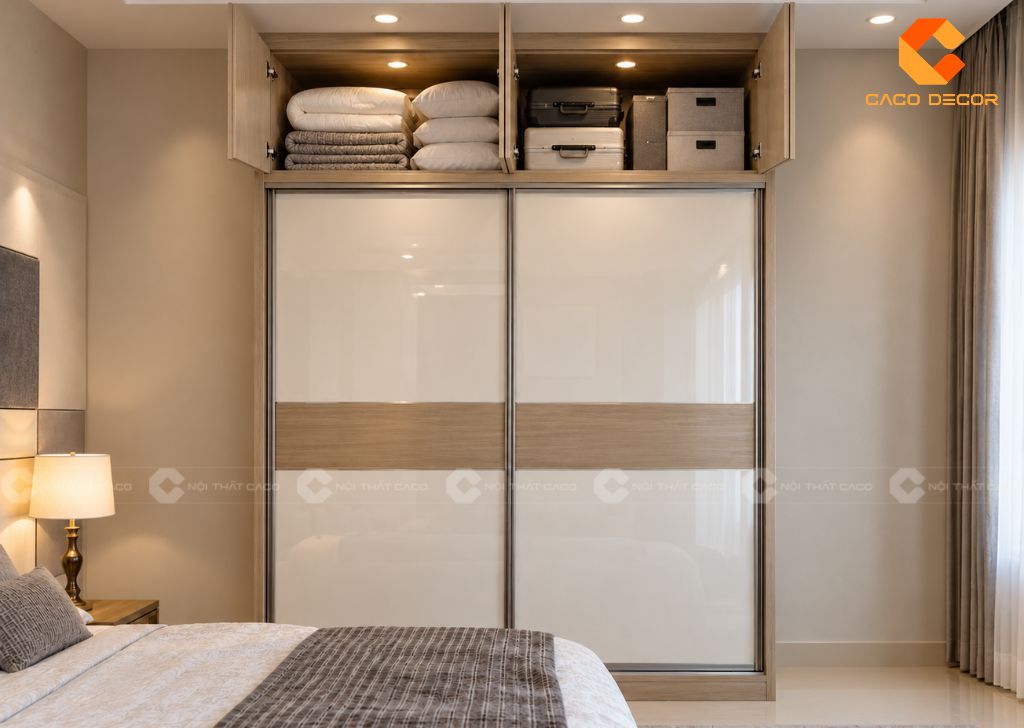 Tủ Quần Áo Cửa Lùa 1m6: 23+ Mẫu Đẹp, Sang Trọng, Bán Chạy 8
