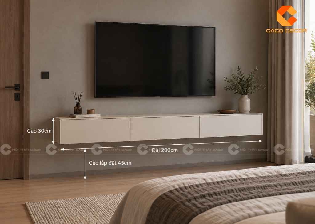 25 Mẫu Kệ Tivi Phòng Ngủ Đẹp Hiện Đại, Giá Trực Tiếp Xưởng 5