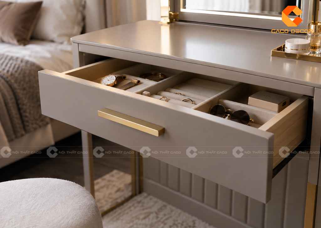 Bàn Trang Điểm Gương Gập: Mẫu Đẹp, Kích Thước, Giá 24