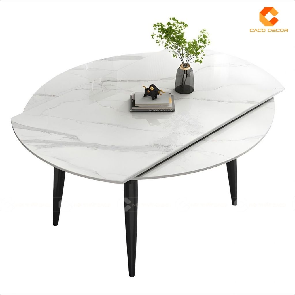 Phối cảnh góc nghiêng bàn ăn mặt đá BA072