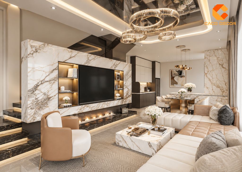 Thiết Kế Nội Thất Biệt Thự 120m2 Cho Anh Hoàng Anh 2