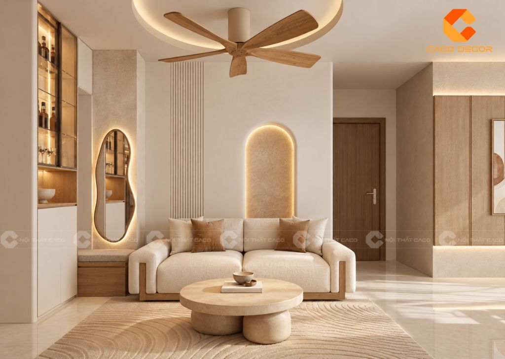 Thiết Kế Nội Thất Chung Cư 2 Phòng Ngủ Chị Tina Thảo 9