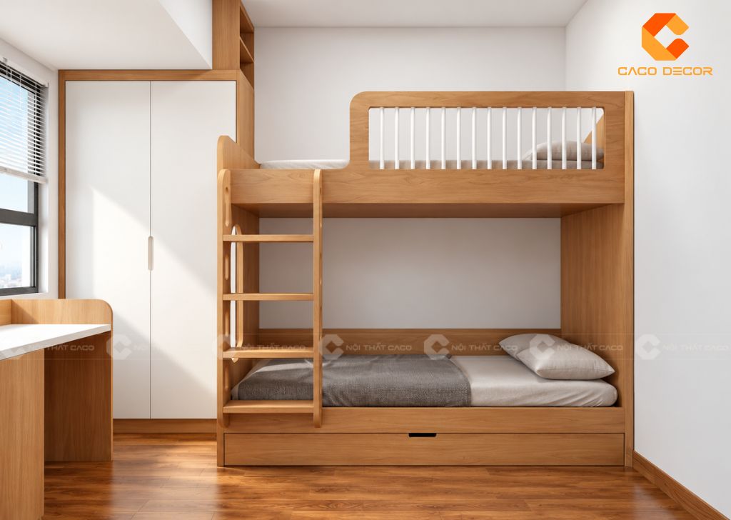 Phòng Ngủ Trẻ Em PNTE100 Thiết Kế Đồng Bộ Tiện Nghi 7