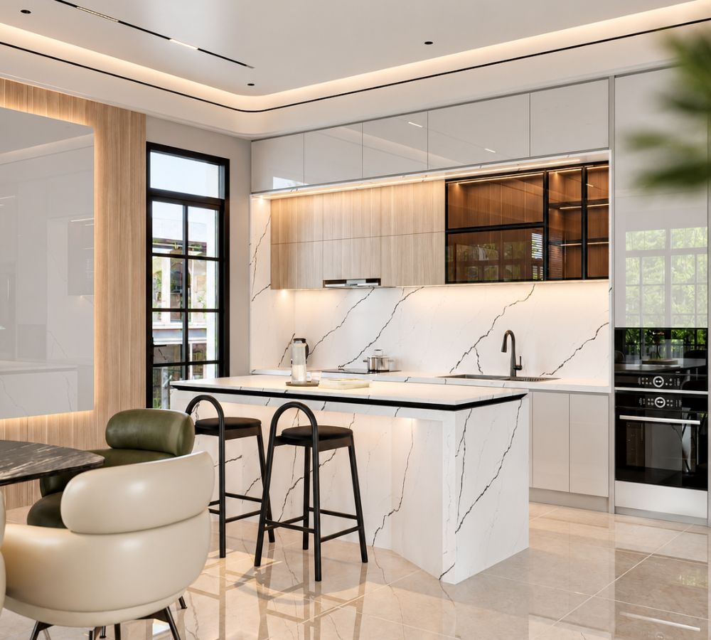 Thi công nội thất phòng bếp