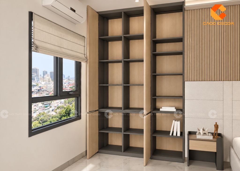 Thiết Kế Thi Công Phòng Ngủ Master Chị Phương KDC Him Lam 8