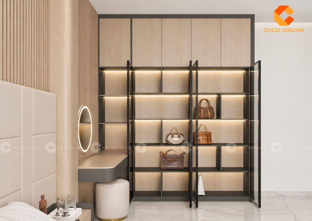 Thiết Kế Thi Công Phòng Ngủ Master Chị Phương KDC Him Lam 5
