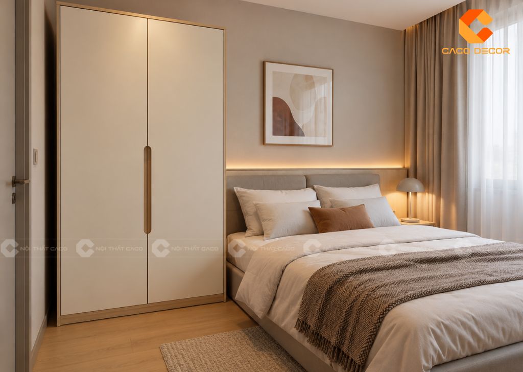 20 Mẫu Tủ Quần Áo 2 Cánh 1m2 Nhỏ Gọn, Bảo Hành 2 Năm 18