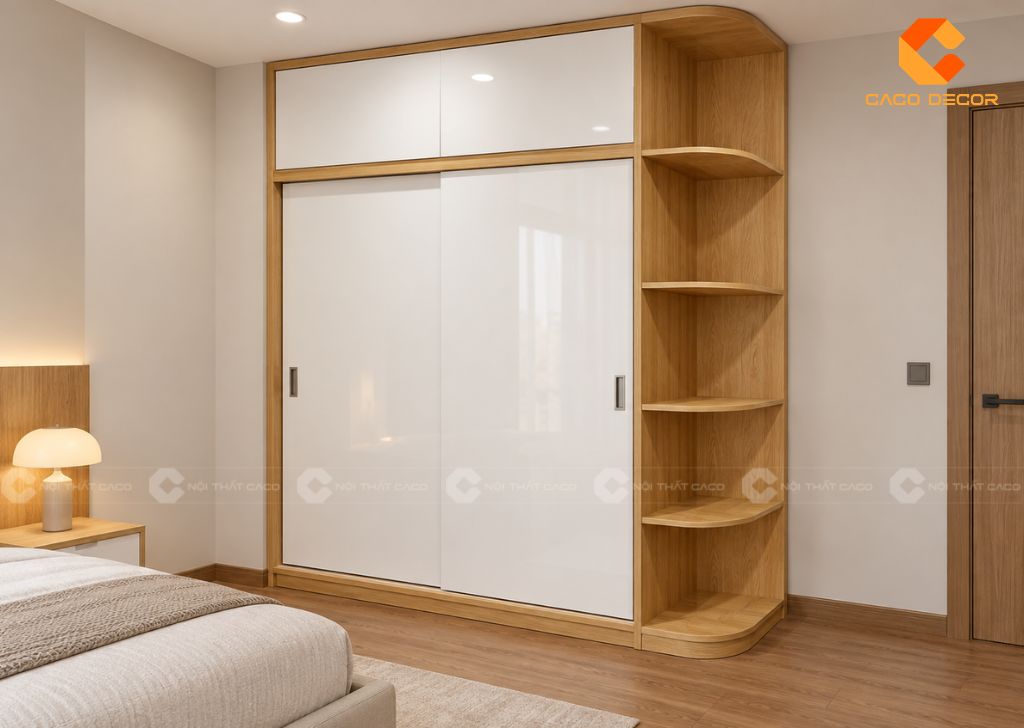 Tủ Quần Áo Cửa Lùa 1m6: 23+ Mẫu Đẹp, Sang Trọng, Bán Chạy 4