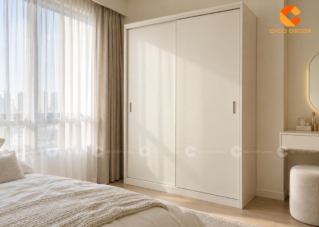 20 Mẫu Tủ Quần Áo 2 Cánh 1m2 Nhỏ Gọn, Bảo Hành 2 Năm 9