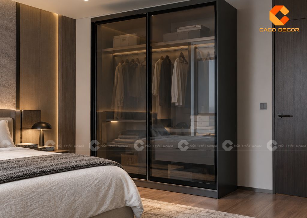 Tủ Quần Áo Cửa Lùa 1m6: 23+ Mẫu Đẹp, Sang Trọng, Bán Chạy 17