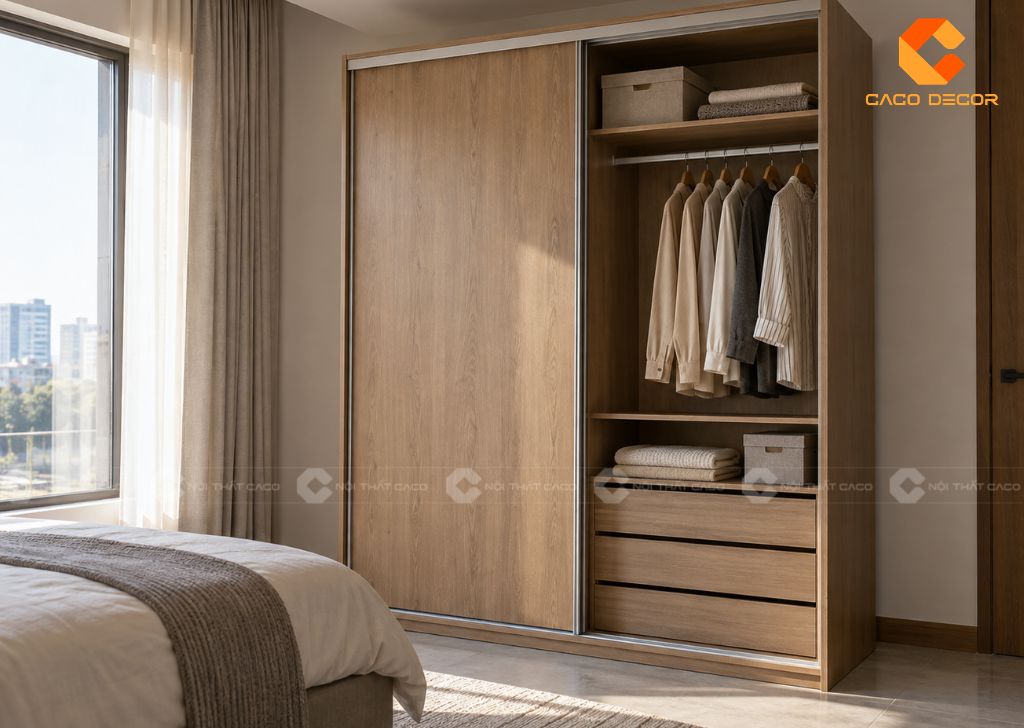 Tủ Quần Áo Cửa Lùa 1m6: 23+ Mẫu Đẹp, Sang Trọng, Bán Chạy 20