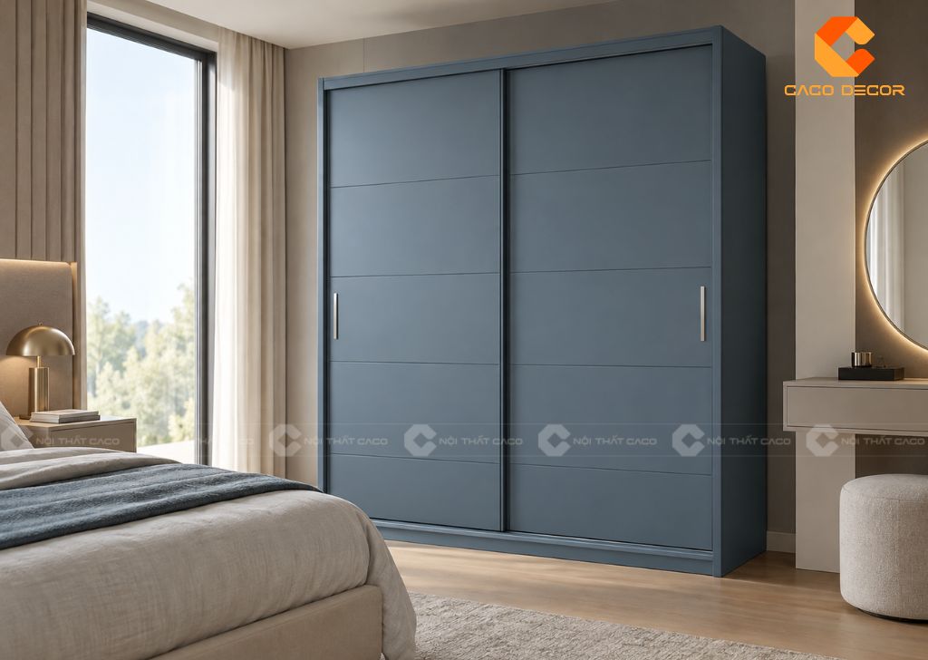 Tủ Quần Áo Cửa Lùa 1m6: 23+ Mẫu Đẹp, Sang Trọng, Bán Chạy 12