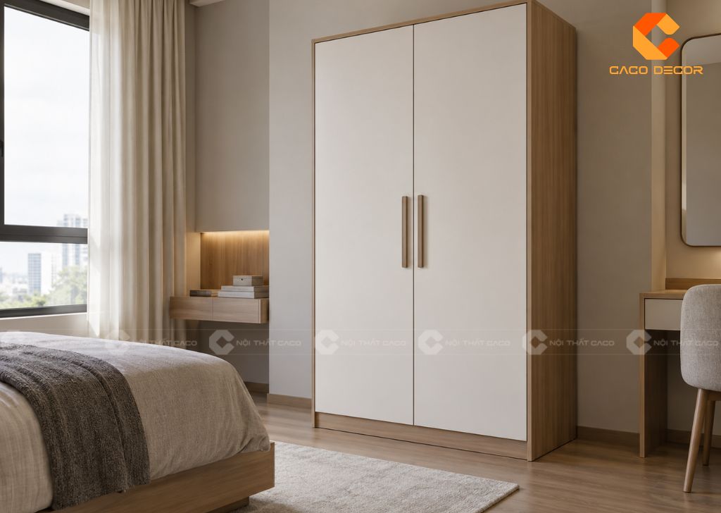 20 Mẫu Tủ Quần Áo 2 Cánh 1m2 Nhỏ Gọn, Bảo Hành 2 Năm 2