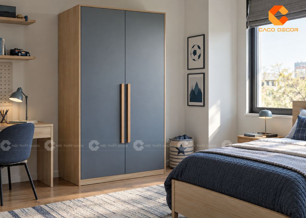 20 Mẫu Tủ Quần Áo 2 Cánh 1m2 Nhỏ Gọn, Bảo Hành 2 Năm 8