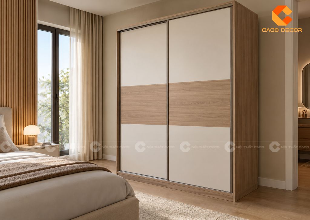 Tủ Quần Áo Cửa Lùa 1m6: 23+ Mẫu Đẹp, Sang Trọng, Bán Chạy 9